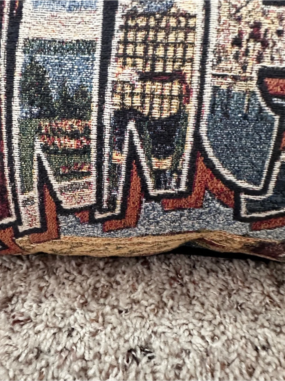 Greetings From Minnesota Tapestry Throw Pillow Gift Home Accent Country Retro